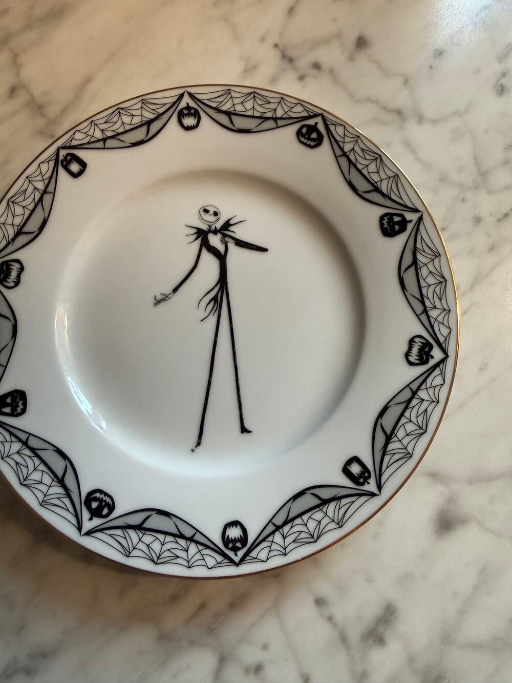 Disney Nightmare Before Christmas Jack Skellington Halloween Plate 8”